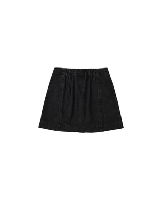 Rylee & Cru Denver Mini Skirt -  Washed Black
Black denim skirt on a white background