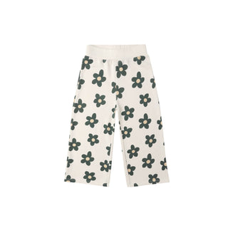Rylee & Cru Oversized Sweatshirt & Wide Leg Sweatpant Set - Daisy
Floral patterned pants on a white background