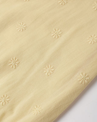 Rylee & Cru Myla romper in lemon print, featuring short sleeves and a comfortable fit for babies and toddlers.