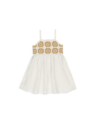 Rylee & Cru Crochet Sun Dress - Marigold Daisy