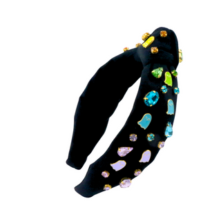 Brianna Cannon Neon Ghosts on Black Headband - Child