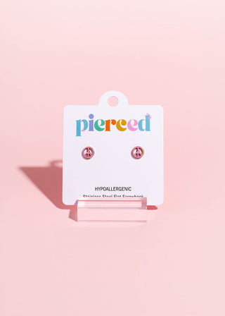 Pierced Co. Earrings - Peace Sign
