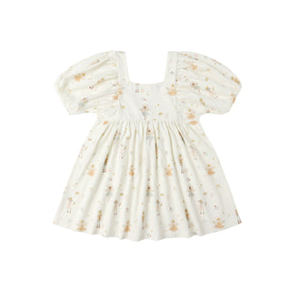 Rylee & Cru Brea Dress - Nutcracker
White dress with floral pattern on a white background