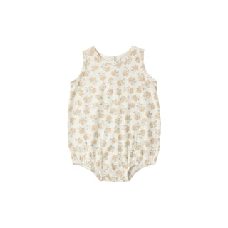 Rylee & Cru Bubble Romper - Yellow Ditsy
Baby romper with floral pattern on a white background