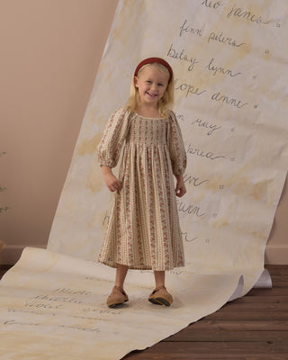 Rylee & Cru Della Dress - Floral Stripe