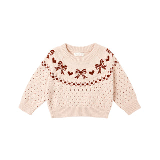 Rylee & Cru Fairisle Sweater - Bows