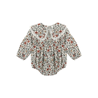 Rylee & Cru Fern Romper - Holiday Floral