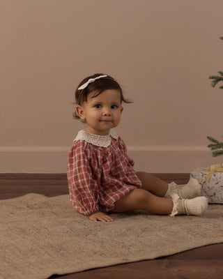 Rylee & Cru Heidi Romper - Vintage Plaid