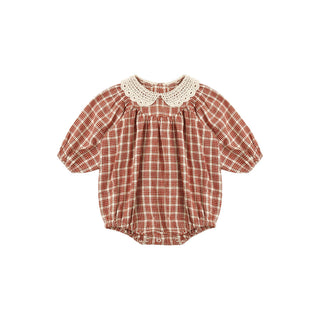 Rylee & Cru Heidi Romper - Vintage Plaid