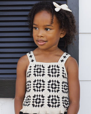 Rylee & Cru Kira Set abstract 2-piece outfit for kids, featuring colorful, playful patterns and comfortable fabric.