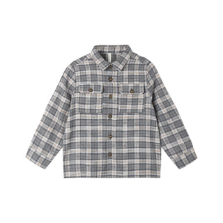 Rylee & Cru Pocketed Flannel Shirt - Winter Plaid