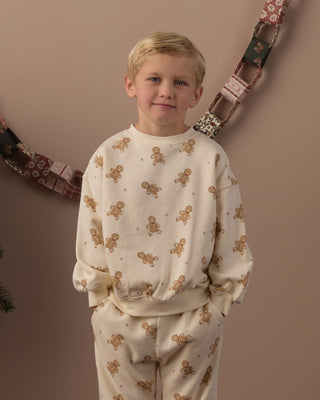 Rylee & Cru Relaxed Sweatshirt & Jogger Set - Gingerbread
