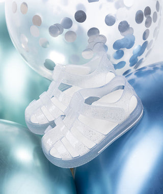 Igor, Igor Star Glitter Gloss in Transparente Glitter, Sandals - Basically Bows & Bowties