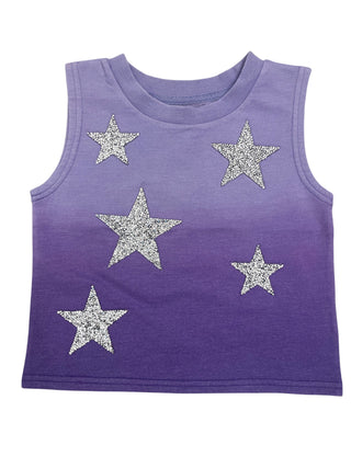 MIA New York Ombre Star Tank - Purple