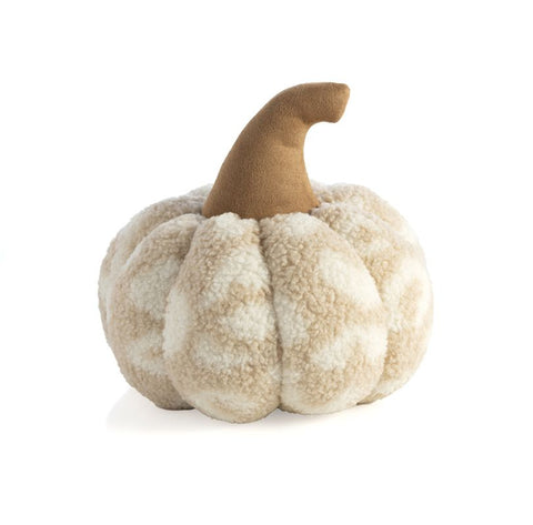 Shiraleah Medium Sherpa Pumpkin - Tan, Shiraleah, Boo Basket, Halloween, Halloween Pillow, Pillow, Plush Pumpkin, Sherpa Pumpkin, Shiraleah, Thanksgiving, Throw Pillow, Pillow - Basically Bow