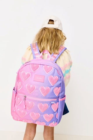 State Bags Kane Backpack - Ombre Fuzzy Hearts