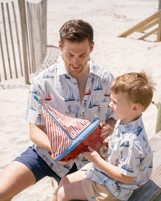 Blue Rooster Boys Jack Shirt - Nautical Adventure