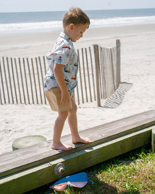 Blue Rooster Boys Jack Shirt - Nautical Adventure