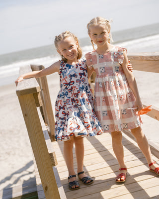 Pink Chicken Girls Kelsey Dress - Red White and Bows