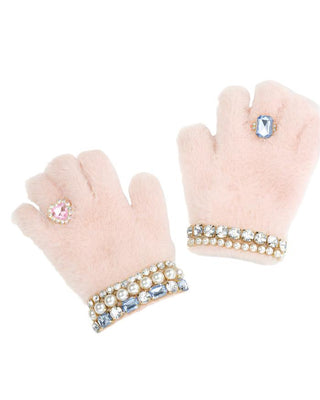 Super Smalls Cotton Candy Jeweled Gloves