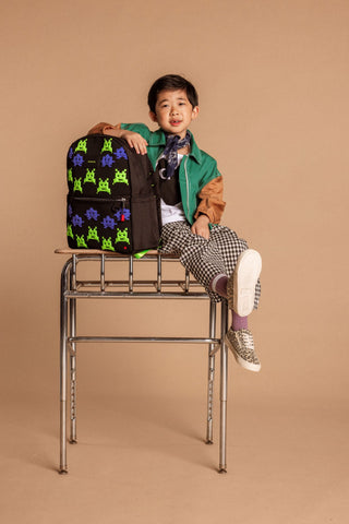 State Bags, State Bags Kane Backpack - Arcade / Space Invaders - Basically Bows & Bowties