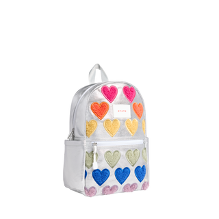 State Bags Kane Kids Mini Backpack - Fuzzy Hearts