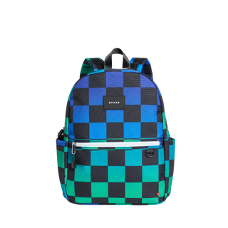 State Bags Kane Backpack - Blue Checkerboard
