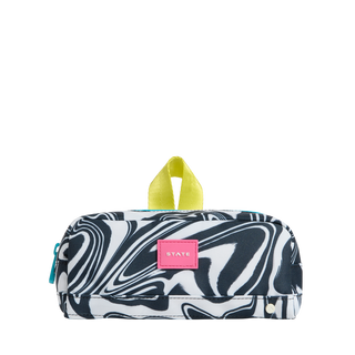 State Bags Clinton Pencil Case -Marble Print