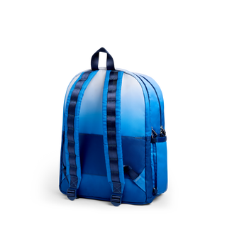 State Bags, State Bags Kane Double Pocket Backpack - Blue Gradient Diagonal Zipper - Basically Bows & Bowties