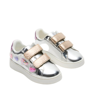 Steve Madden Toddler Electra Silver Multi Sneaker
