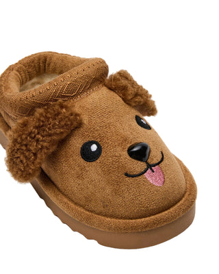 Steve Madden Toddler Pet Slippers - Tan