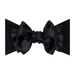 Baby Bling Satin FAB Headband - Black