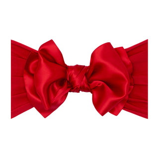 Baby Bling Satin FAB Headband - Red / Cherry