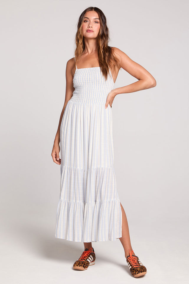Saltwater Luxe Leon Midi Dress in Cloud Blue – Basically Bows & Bowties