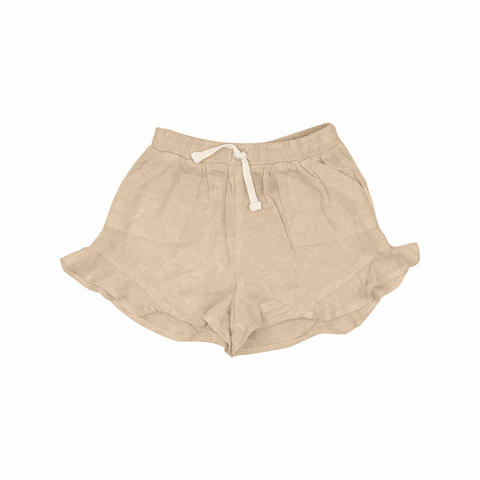 Tiny Whales Sandstone Mineral Wheat Butterfly Shorts