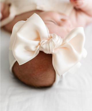 Baby Bling Satin FAB Headband - Ballet Pink
