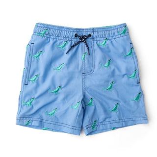 Shade Critters Shadey Dinos Boys Water Appearing Embroidered Swim Trunks