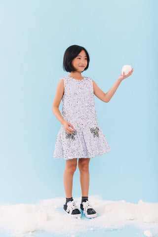 Lola and the Boys Shimmer Bow Party Dress