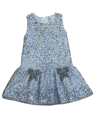 Lola and the Boys Shimmer Bow Party Dress