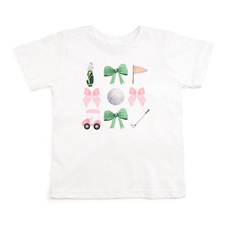 Sweet Wink Coquette Golf Girl Short Sleeve T-Shirt - White
