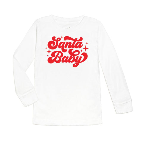 Sweet Wink Santa Baby L/S Tee, Sweet Wink, All Things Holiday, cf-size-12-18-months, cf-size-18-24-months, cf-size-2t, cf-size-3t, cf-size-4t, cf-size-9-10y, cf-type-sweatshirt, cf-vendor-swe