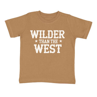 Sweet Wink Wilder Than The West Short Sleeve T-Shirt - Mocha