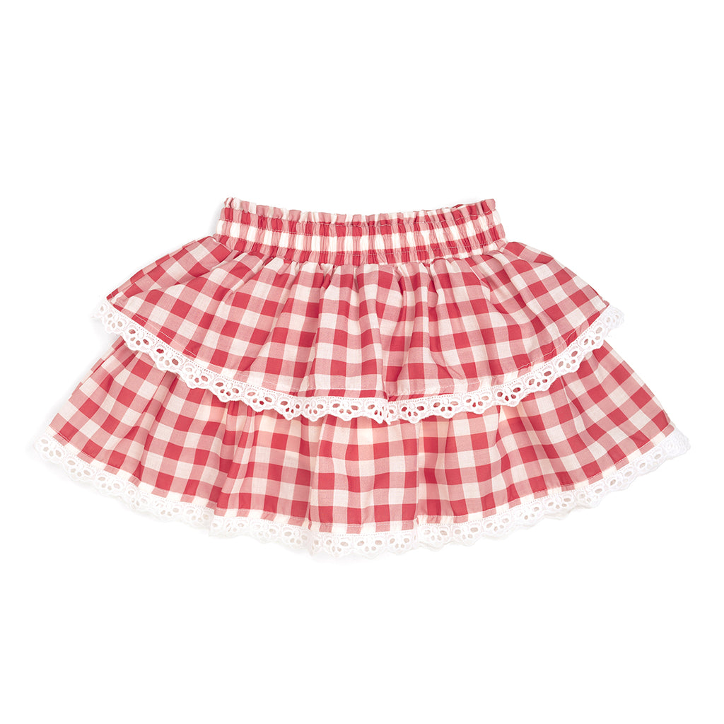 Sweet Wink Red Gingham Skort – Basically Bows & Bowties