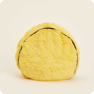 Smiley Face Warmies
Yellow plush toy on a beige background