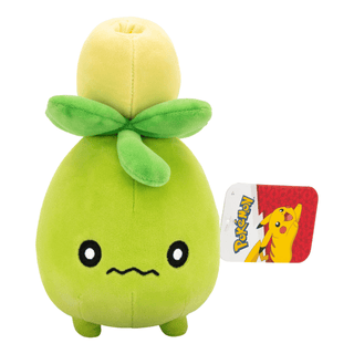 Smoliv Pokemon™ 8" Premium Plush
Green plush toy with a face and a tag on a white background