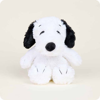 Snoopy Warmies
Plush toy resembling a black and white dog on a beige background