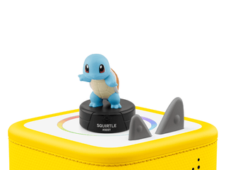 Tonies Pokémon Squirtle toy character, soft plastic figure with blue color and detailed design, for children's play and collection.