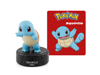 Tonies Pokémon Squirtle character toy featuring a blue turtle design, suitable for children’s play and collection.