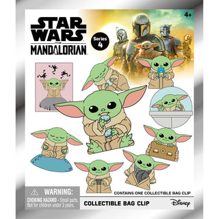 Star Wars: The Mandalorian 3D Foam Collectible Bag Clip
Collectible bag clip packaging featuring Baby Yoda from 'The Mandalorian' with branding and product details.