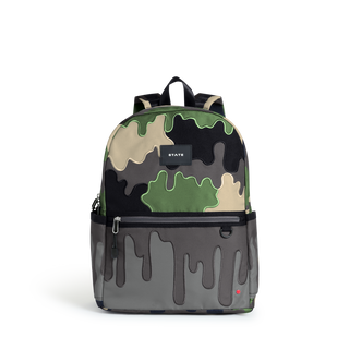 State Bags Kane Double Pocket Backpack - Camo Drip